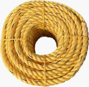 High Quality 4-40MM 3 Strand UV Protected Strongly Twisted Polypropylene Heavy Duty DANLINE Construction Ropes for Packaging - Product Image 1