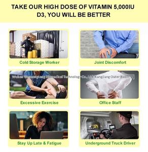 Cápsulas <span class=keywords><strong>de</strong></span> Gel Suave <span class=keywords><strong>de</strong></span> <span class=keywords><strong>VITAMINA</strong></span> D3 125 MCG (5,000 UI) para Mejorar la Vista, Exportación Internacional, <span class=keywords><strong>de</strong></span> Fábrica - Product Image 6