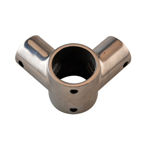 Raccords en acier inoxydable marin, raccords en T réducteurs, accessoires de quincaillerie, pièces pour les connexions de tuyaux d'ombrage, yachts, bateaux de pêche - Product Image 1