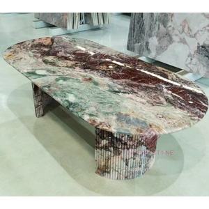 Earthy empat musim lempengan marmer hijau hangat pembuluh coklat hijau untuk Interior alami lantai dinding Fitur - Product Image 3