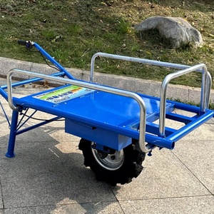 Mạnh mẽ bánh xe Pin điện nâng cơ chế điện Trailer Dolly với có thể tháo rời guardrails - Product Image 1