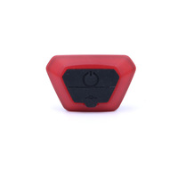 Feu arrière de vélo rechargeable par USB, LED 300 mAh, 6 modes de clignotement, lumière de sécurité à clipser pour casque, vélo, conduite nocturne