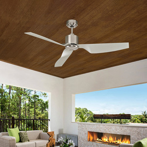 Zhongshan Manufacturer Wholesale Restaurant Fans, Ceiling , Lamps, Living Room Household 3-Blade , Super Strong Wind - Product Image 4