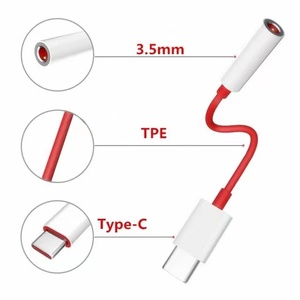 USB Type C TO 3 5mm ช่องเสียบหูฟังอะแดปเตอร์สายเสียง AUX อุปกรณ์เสริมโทรศัพท์สำหรับ <span class=keywords><strong>OnePlus</strong></span> 10 9 8 7T Pro 7 9R 8T <span class=keywords><strong>Nord</strong></span> <span class=keywords><strong>2</strong></span> 5g - Product Image 5