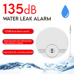 Water Leak Alarm Sensor <strong>Flood</strong> <strong>Detector</strong> High Sensitivity Water Leakage Alarm Overflow Alert for Home Kitchen Basement Protection - Product Image 6