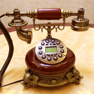 Câble fixe antique européen salon téléphone sans fil carte sim ligne fixe - Product Image 2