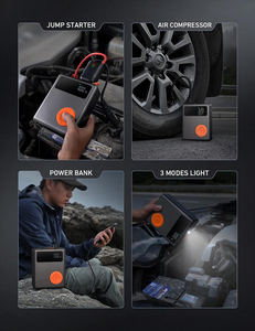 <span class=keywords><strong>EDSUN</strong></span> Démarreur de batterie automobile portable haute puissance 12V 13000mAh avec lumière LED et pompe à air pour camions et motos, courant de pointe 1000A - Product Image 4