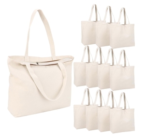 โลโก้ที่กําหนดเองนํามาใช้ใหม่ผ้าฝ้าย Tote ของชําถุงช้อปปิ้งพับได้เป็นมิตรกับสิ่งแวดล้อมไหล่ความจุขนาดใหญ่ Tote Bag - Product Image 1