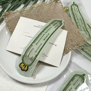 Nuevas Etiquetas de Lectura con Lindos Diseños Bordados, Múltiples Formas Novedosas: Manzana, Pez, Hoja, Nube, para Regalos de Recompensa para Jóvenes Lectores - Product Image 6