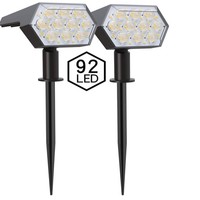 Projecteur solaire à détecteur de mouvement de style nouveau à 92 LED IP65 pour les cours