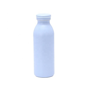 Sevimli Bir Kız Çocukları İçin Makaron Rengi Metal Termos Bardak, Öğrenciler İçin Paslanmaz Çelik Su Bardağı ve Taze Süt Şişesi - Product Image 5