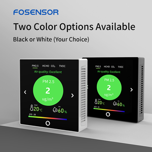 6-<strong>in</strong>-1 Smart Indoor <strong>Air</strong> Quality <strong>Monitor</strong> FS11006DC,Co2,Pm2.5,Hcho,Tvoc,Temp &amp; Humidity, Wifi/RS485 - Product Image 4