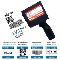 Impresora de Inyección de Tinta Portátil Willita 620-2C de 5 cm y 50,8 mm, Codificador de Códigos de Barras para Cajas de Cartón
