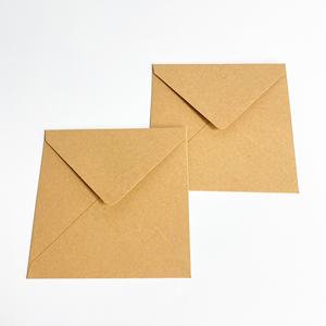 <span class=keywords><strong>Enveloppe</strong></span> de carte de remerciement, logo personnalisé de luxe écologique, pour les cartes de vacances, 50 pièces - Product Image 3