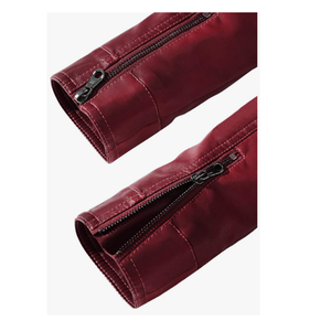 Veste en cuir élégante de dernière conception, tenue décontractée, fabriquée avec des matériaux de haute qualité, disponible à des prix raisonnables - Product Image 4