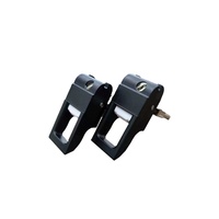 ZSTC C-BOX. . Poignée d'interconnexion/extraction type IET, levier noir, bouton gris, bas, haut 20817-652 20817-654
