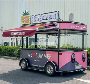 Chariot alimentaire mobile pour la vente de nourriture et de boissons, chariot de vente ambulante 2024, best-seller, remorque de restauration rapide mobile d'extérieur, chariot personnalisé - Product Image 4
