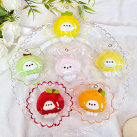 Kawaii Fruit Siliconen Squishy Set Schattige Zeehond Dieren Langzaam Stijgende Knijp Speelgoed Ananas Citroen Sinaasappel Stress Verlichting