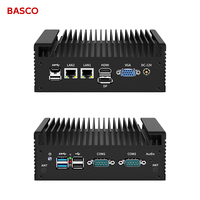 Mini PC Industrial Integrado N100/N150/N305 con Windows 10/11, Voltaje Amplio de 9-36V, Mini Computadora Industrial sin Ventilador a Prueba de Polvo