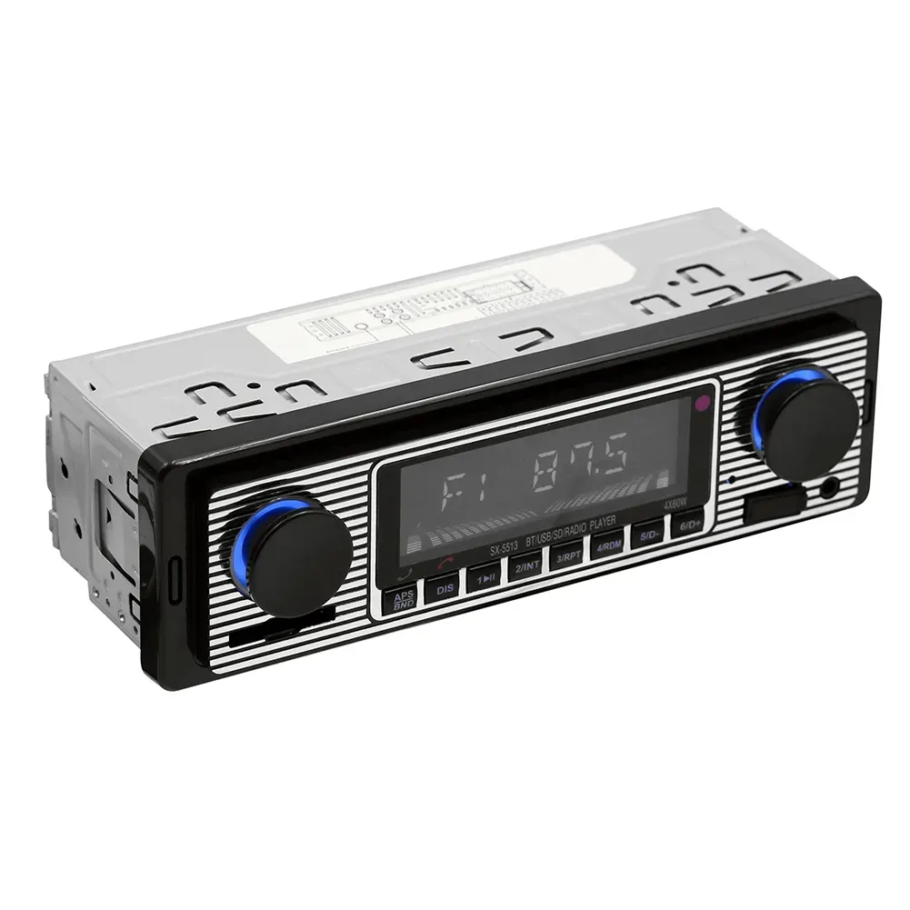 מכונית mp3 שחקן רדיו אלחוטי משדר fm סיטונאי 1 רדיו מכונת דין mp3