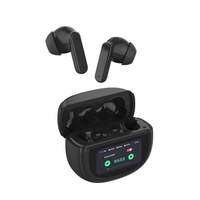 Écouteurs TWS Bluetooth 5.3 avec écran UI, ANC, ENC, transducteur 13 mm, écouteurs sans fil intra-auriculaires en ABS