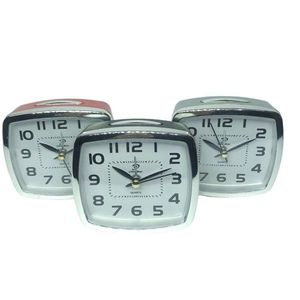 Desk <b>Clock</b> <b>Silent</b> Alarm Quartz Analog Timepiece For Home Office Use - Product Image 1