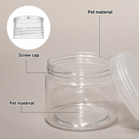 Boîtes de collation transparentes de grand diamètre personnalisées de haute qualité boîtes de crème boîtes en plastique alimentaire