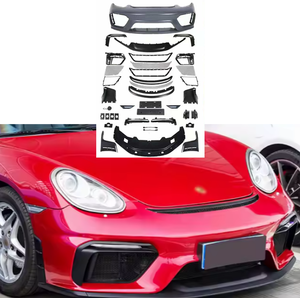 ชุดบอดี้กันชนสำหรับ Porsche <span class=keywords><strong>987</strong></span> <span class=keywords><strong>Cayman</strong></span> Boxster อัปเดตสไตล์ <span class=keywords><strong>GT4</strong></span> 2005-2012 - Product Image 1
