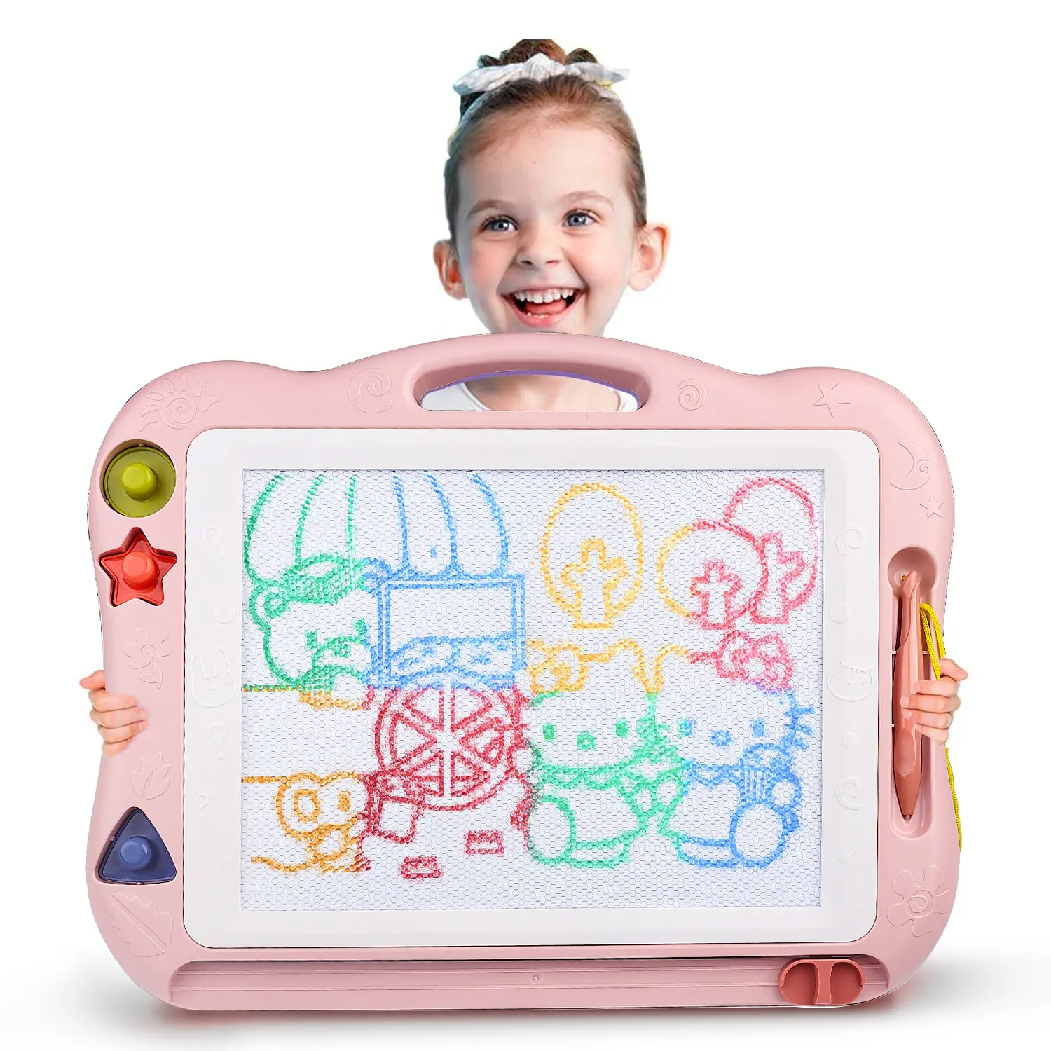 Drawing Board 2020 Top Hot Kids Magnetic Drawing Board with Holder Graffiti Painting Board Educational Toys