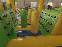 Gran oferta, juguetes inflables comerciales para interiores para niños, gorila de obstáculos, juegos para niños, Castillo de salto con tobogán