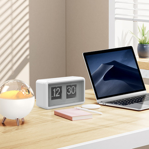 Nhà Máy Bán buôn Kinh doanh Quà Tặng ngắn gọn trang quay đồng hồ bàn tự động lật Đồng hồ bảng tường lật đồng hồ cho văn phòng trường nhà - Product Image 6