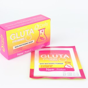 Private Label Gluta <strong>Prime</strong> Whitening Body Care Set Vitamin B3 Deep Cleansing Soap Powder for Spot Removing and Rejuvenating Skin - Product Image 4