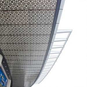 Modern Aluminum Alloy Curtain Wall <b>Panel</b> Anodized Anti-Corrosion Building Exterior Cladding Contemporary Design - Product Image 1