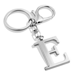 LLavero de alfabeto con inicial de oro de acero inoxidable a la moda Simple 26 letras colgante de Metal accesorios para bolso iniciales en inglés de la A-Z - Product Image 3