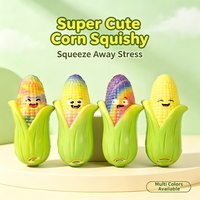 Super Offre : Jouet Squishy Maïs Ultra Doux à Presser, Texture Collante en PU, Remontée Lente, Adorable Maïs pour Filles et Garçons