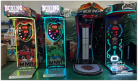 Fabricant de cartes d'arcade à jetons paiement sac de boxe coup de pied correspondant à la vente formation prix de la machine de jeu de boxe électronique