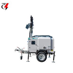 On4000 di động năng lượng mặt trời dẫn ánh sáng tháp Máy phát điện diesel cho Sa Mạc mỏ 4-12 mét Telescopic tháp ánh sáng - Product Image 1