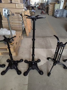 Ferro fundido preto tabela Base perna - Product Image 3