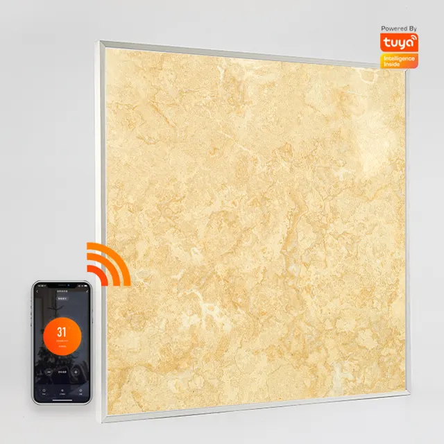 Smart Remote Controlled Carbon Crystal Ceiling Room Heater WIFI App-Controlled Overheat Protection 600W Freestanding Electric