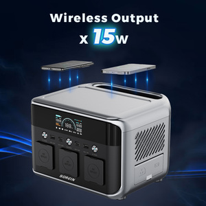 Sorein เครื่องกำเนิดพลังงานแบบชาร์จไฟได้600W AC 110V 220V เอาต์พุตแบตเตอรี่แบบพกพา ecoflow River 2 Pro 600W - Product Image 2