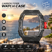 Montre mécanique Fashion 3503, miroir saphir, haute qualité, montre de sport et de loisirs, luxe, boîtier en fibre de carbone NTPT, montre pour homme