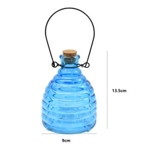 Trampa para avispas de vidrio con tapón de corcho Mango colgante para uso agrícola en jardín Trampa colgante de vidrio - Product Image 2