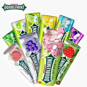 หมากฝรั่งไร้น้ำตาล WRIGLEYSS <span class=keywords><strong>Doublemint</strong></span> ไซลิทอล 100% รสผลไม้ หลากสี บรรจุกล่อง 56 กรัม ขายส่ง - Product Image 4