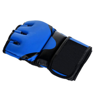 Meilleur prix, gants de combat MMA de qualité supérieure en PU, arts martiaux, légers, confortables, sangle de poignet réglable, gants MMA - Product Image 5