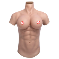Body gainant en silicone pour femme, avec faux seins intégrés, pour homme, femme, transgenre, drag queen