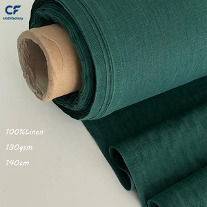Tessuto in Lino Francese 100% all'Ingrosso, Tinto in Filo, a Fibra Lunga, Filato a Umido, Puro Lino Morbido per Camicie e Abiti di Alta Gamma - Product Image 2