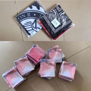 Bandanas personnalisées 2026 pour femmes et hommes, logo personnalisé, imprimé paisley en couleur, 22x22 pouces, bandana en soie et coton, <span class=keywords><strong>foulard</strong></span> pour le <span class=keywords><strong>cou</strong></span> - Product Image 6