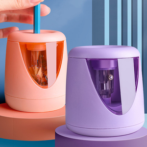 เครื่องเหลาดินสอไฟฟ้าอัตโนมัติสำหรับนักเรียน ครู และนักศิลปะ จัดจำหน่ายโดยตรงจากโรงงาน รับผลิตแบบ OEM และ ODM - Product Image 1