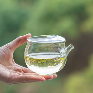 High Borosilicate Glass Teapot With Lid <b>Small</b> Size Filter Green <b>Tea</b> Brewing Set Minimalist Kung Fu <b>Tea</b> <b>Pot</b> - Product Image 1