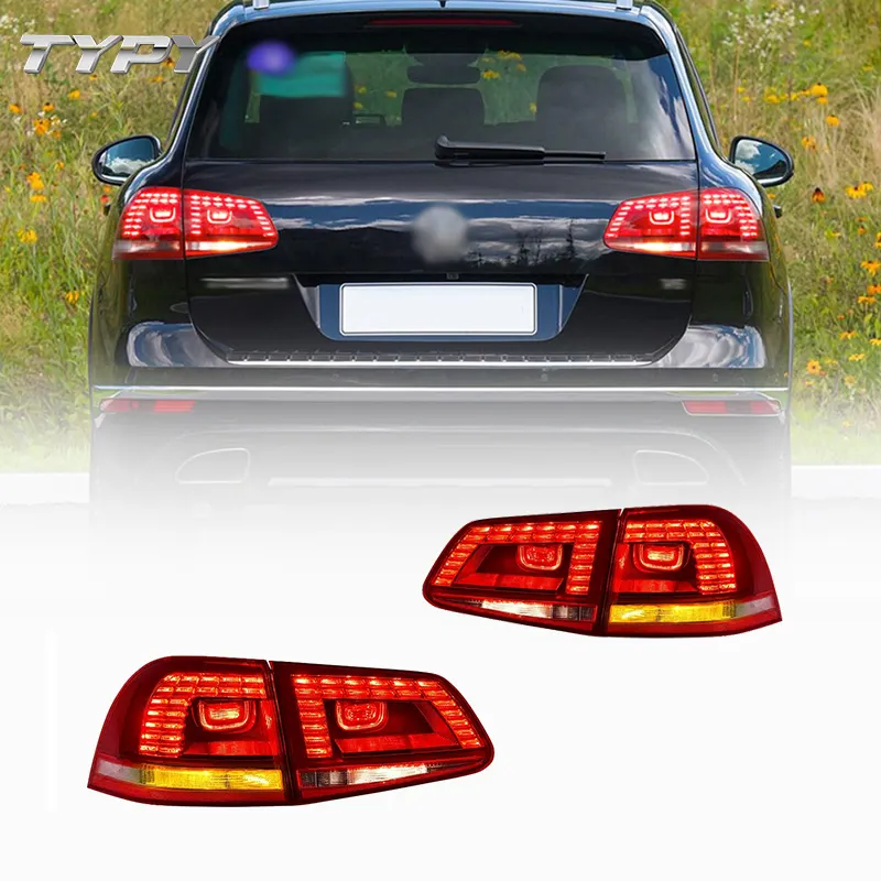 Lâmpada de Cauda Luz Da Cauda do carro Modificado LEVOU Taillamp Taillight Vire Sinal de Freio Lâmpada Luz Para VW Touareg 2011-2018